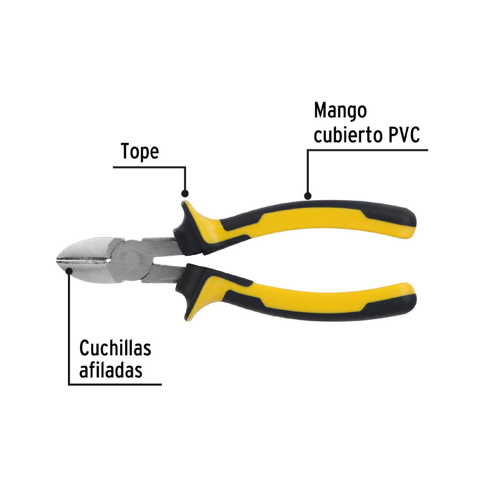 Alicate de Corte Diagonal Pretul 7´ Mango Grip