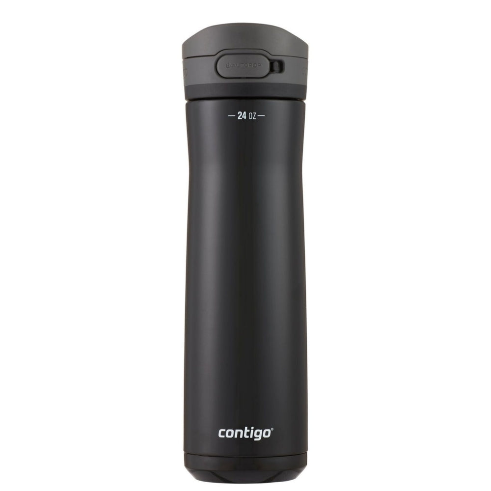 Botella Contigo Jackson Chill 2.0 de Acero Inoxidable con Tapa Libre de BPA 24oz 710ml color Licorice 2145170