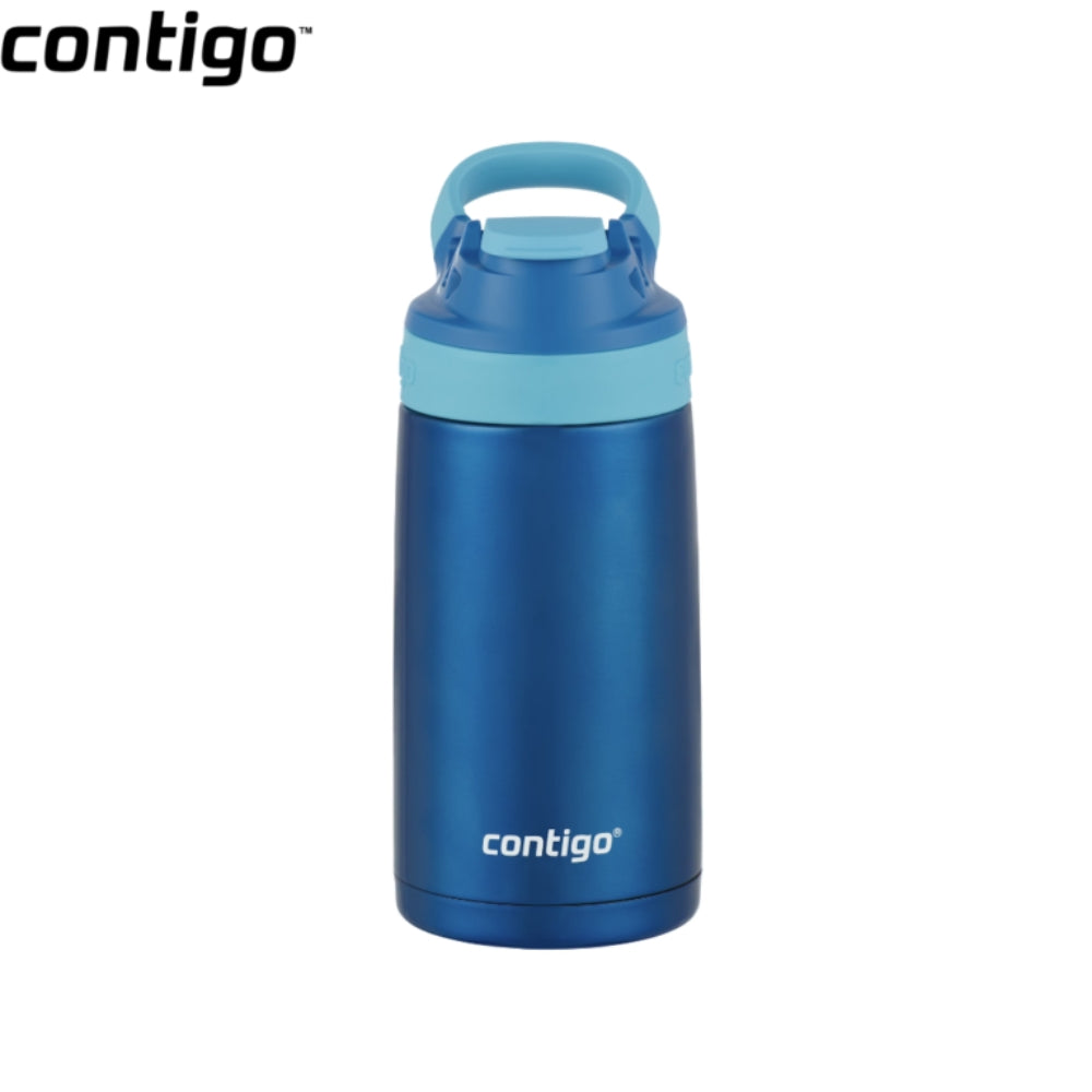 Botella Contigo Kids de Acero Inoxidable con Bombilla Autospout de 13oz 384ml color Blue Poppy Glacier 2198478