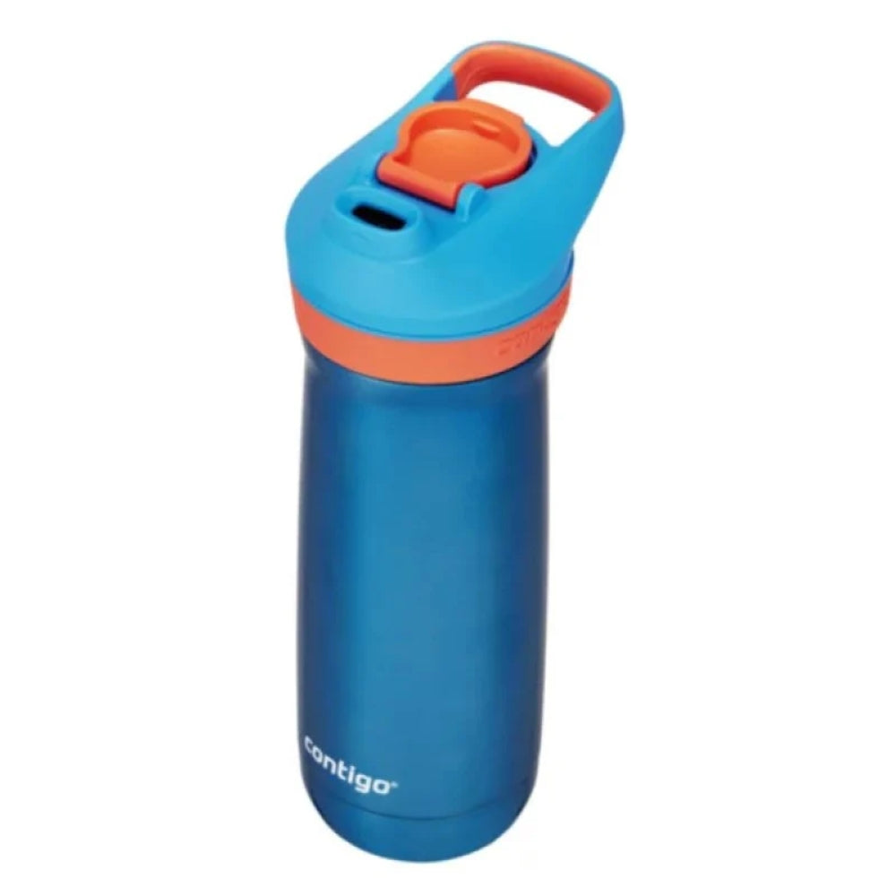 Botella Contigo Kids de Acero Inoxidable con Tapa Autoseal de 13oz 384ml color Blue Poppy 2181427