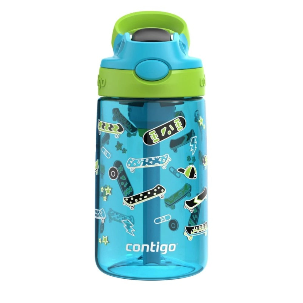 Botella Contigo Kids Straw de Plastico Libre de BPA con Bombilla Autospout de 14oz 414ml color Blue Rasperry 2195204