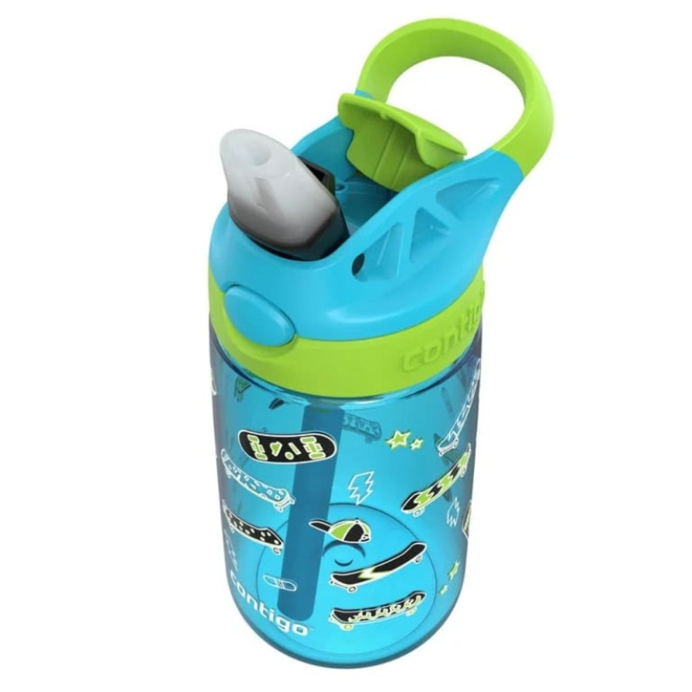 Botella Contigo Kids Straw de Plastico Libre de BPA con Bombilla Autospout de 14oz 414ml color Blue Rasperry 2195204