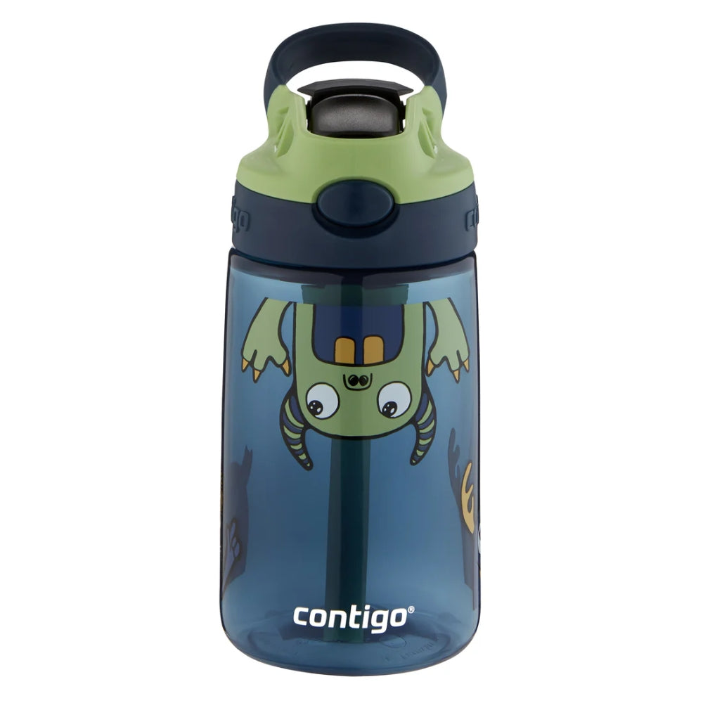 Botella Contigo Kids Straw de Plastico Libre de BPA con Bombilla Autospout de 14oz 414ml Diseño Monster 2126110