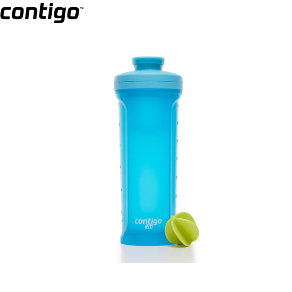Botella Contigo Shake & Go Fit 2.0 de Plastico Tritan Libre de BPA de 20oz 591ml color salt 2164969