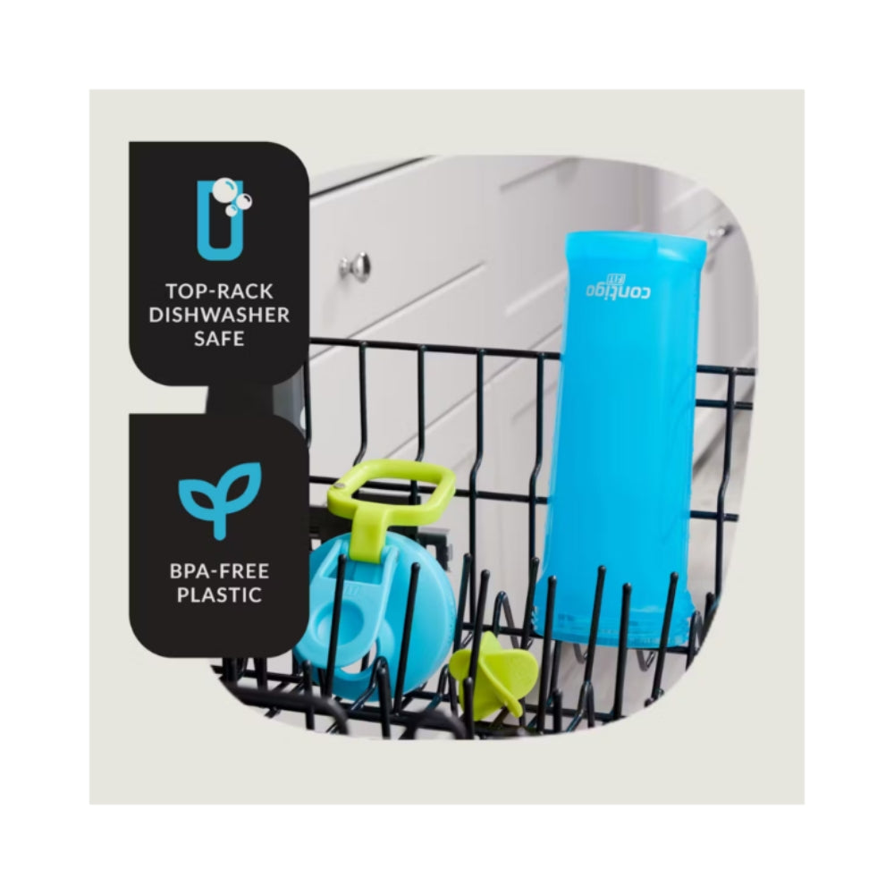 Botella Contigo Shake & Go Fit 2.0 de Plastico Tritan Libre de BPA de 20oz 591ml color salt 2164969