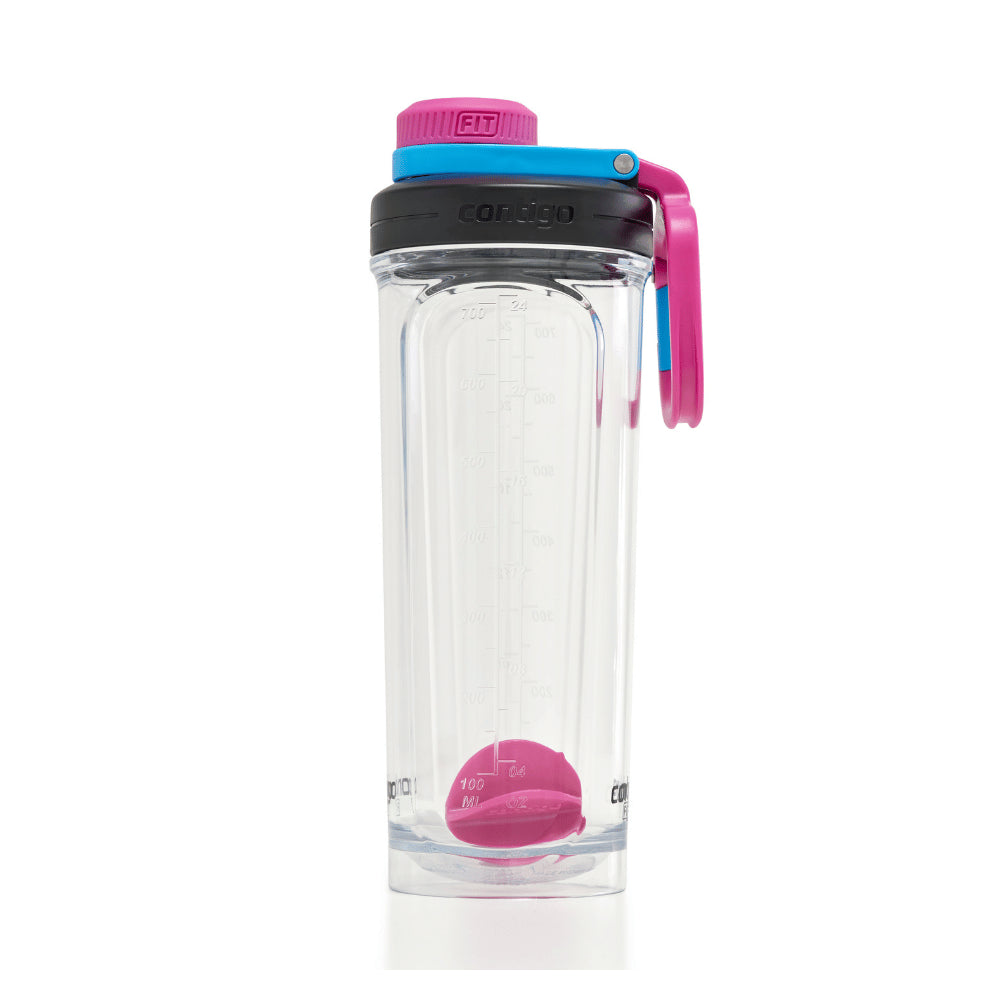 Botella Contigo Shake & Go Fit 2.0 de Plastico Tritan Libre de BPA de 28oz 828ml color Blue Poppy 2165017