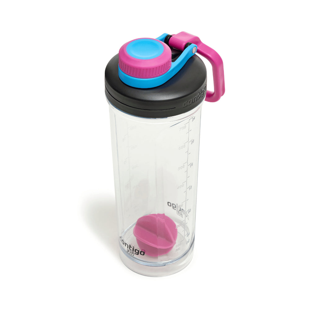 Botella Contigo Shake & Go Fit 2.0 de Plastico Tritan Libre de BPA de 28oz 828ml color Blue Poppy 2165017