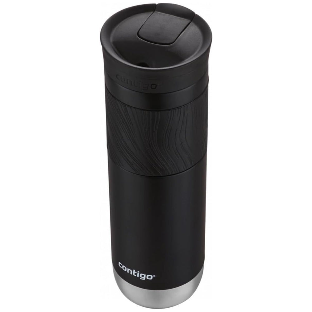 Botella Contigo Snapseal Byron Travel Mug de Acero Inoxidable de 24oz 710ml color Licorice Black 2094860