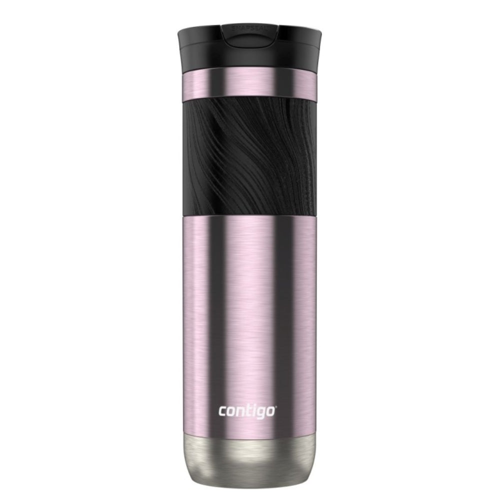 Botella Contigo Snapseal Byron Travel Mug de Acero Inoxidable de 24oz 710ml color Pineberry 2194261