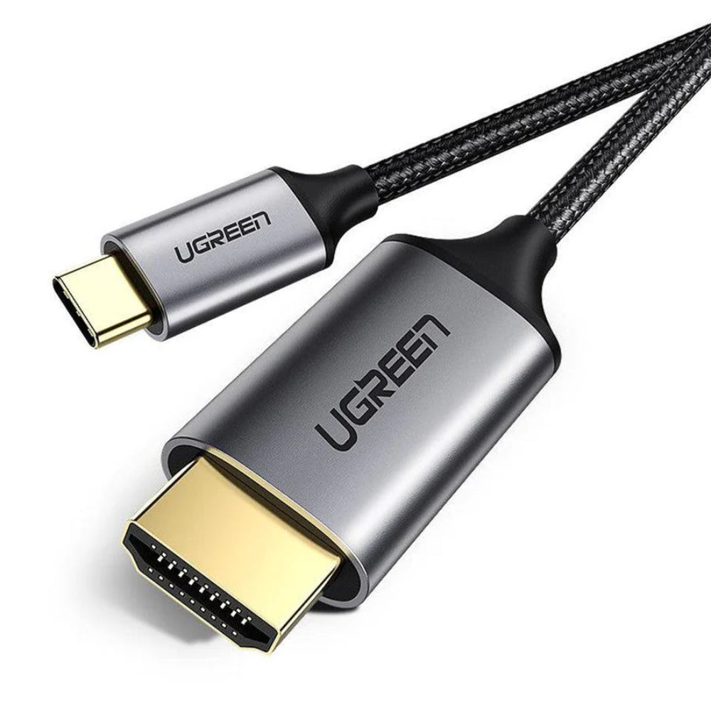 Cable USB-C a HDMI Ugreen de 1.5M de Longitud Chapado en Oro Compatible con PC 50570