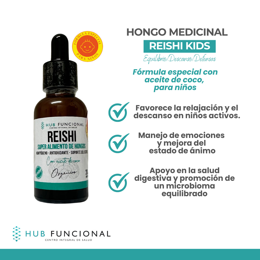 Hongo Medicinal Hub Funcional Reishi Kids