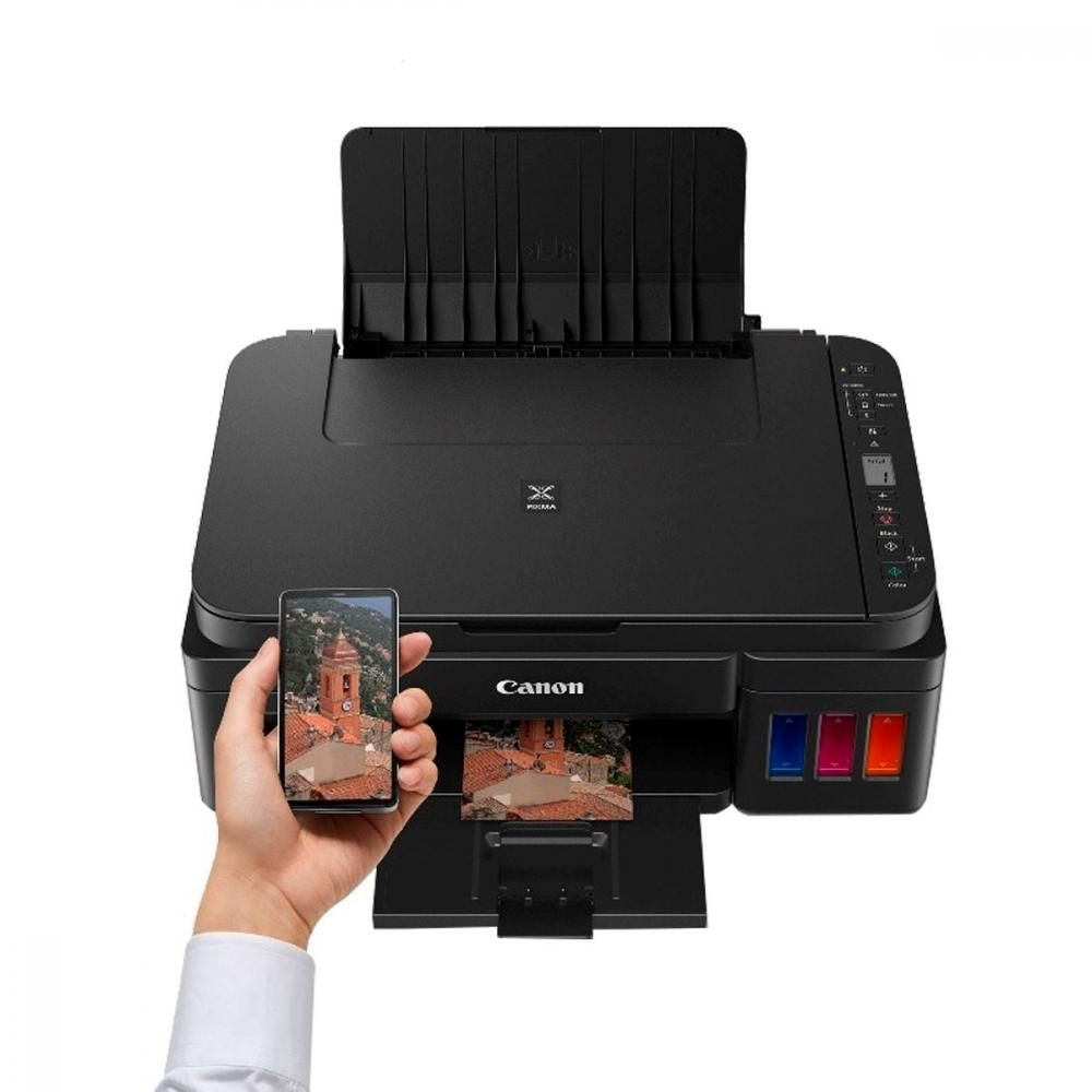 Impresora Canon Pixma G-3110 Conectividad USB e Inalambrico Tanques de Tinta Integrados Imprime Copia y Escanea 2315C004AC