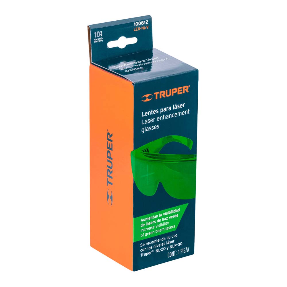 Lentes de Seguridad Truper para Láser Color Verde