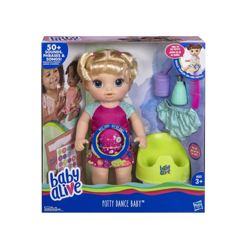Muñeca Baby Alive Bebe Va Al Baño