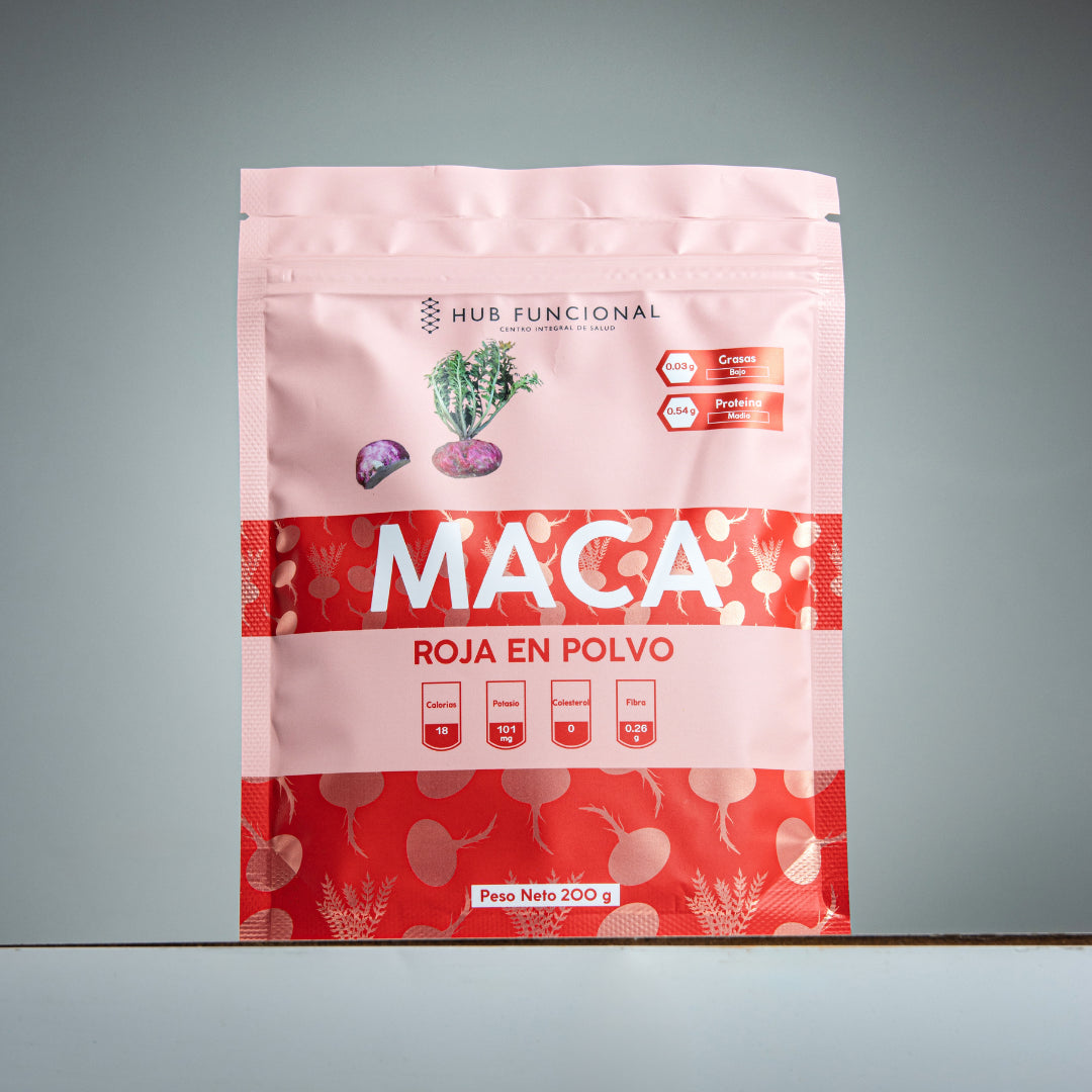 Nutracéutico Maca Roja Suplementación Nutracéutica Hub Funcional