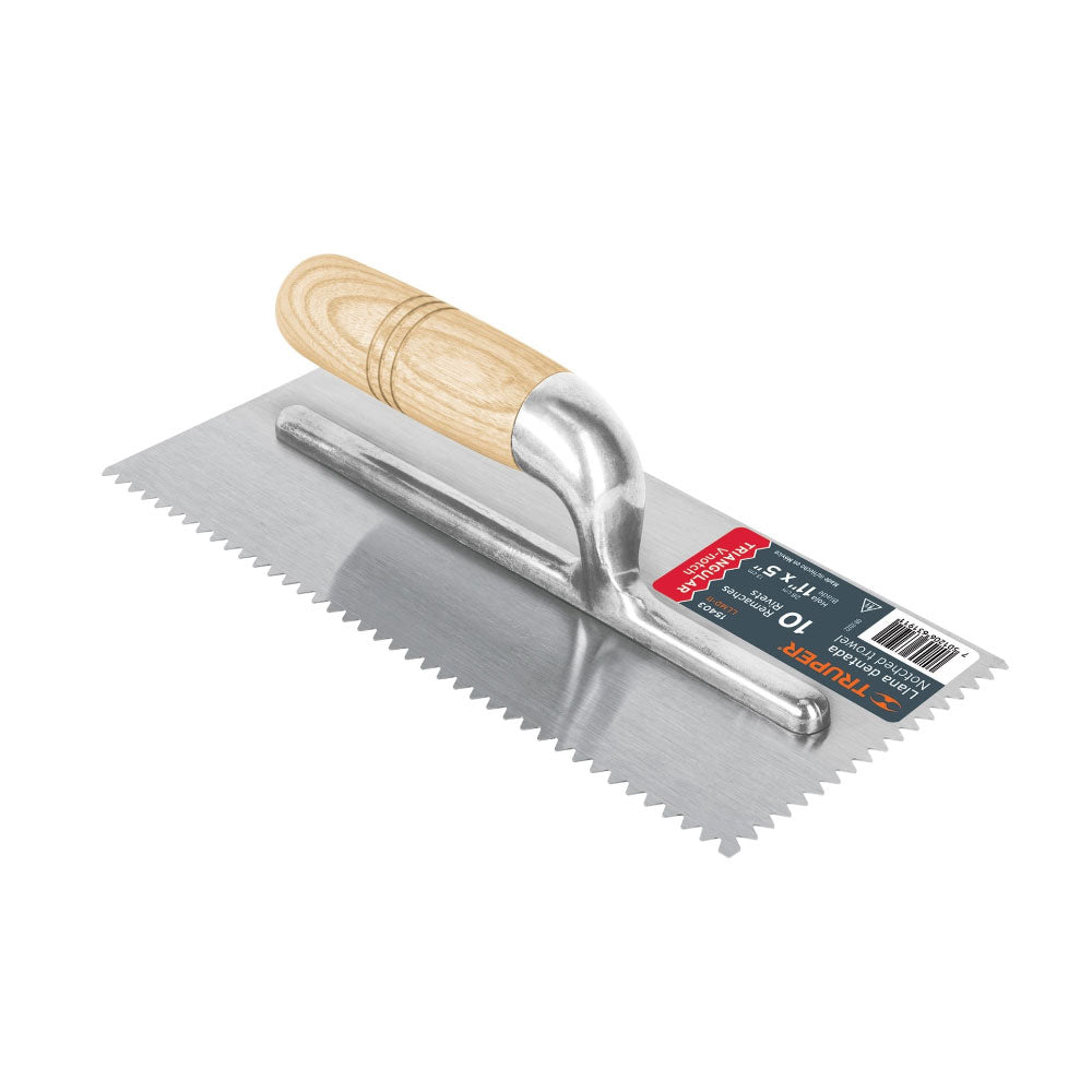 Plancha para Albañil Tringular Truper de 11"  de 10 Remaches