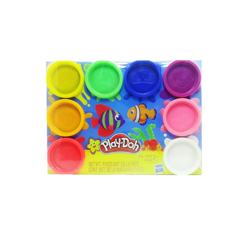 Plastilina Hasbro 8 en 1 Caja Azul