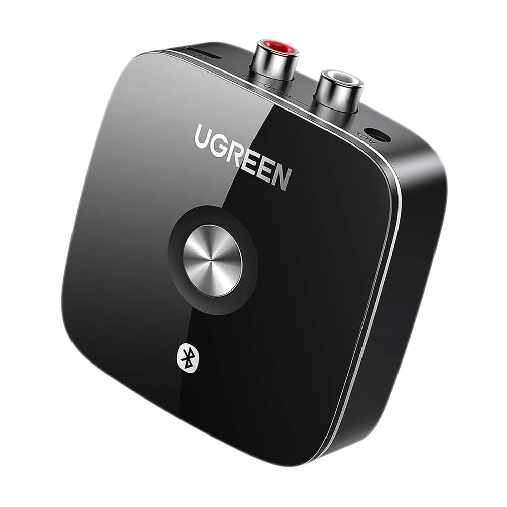 Receptor de Audio Ugreen Bluetooth Inalambrico 5.1 con 3.5mm y 2 puertos RCA 40759