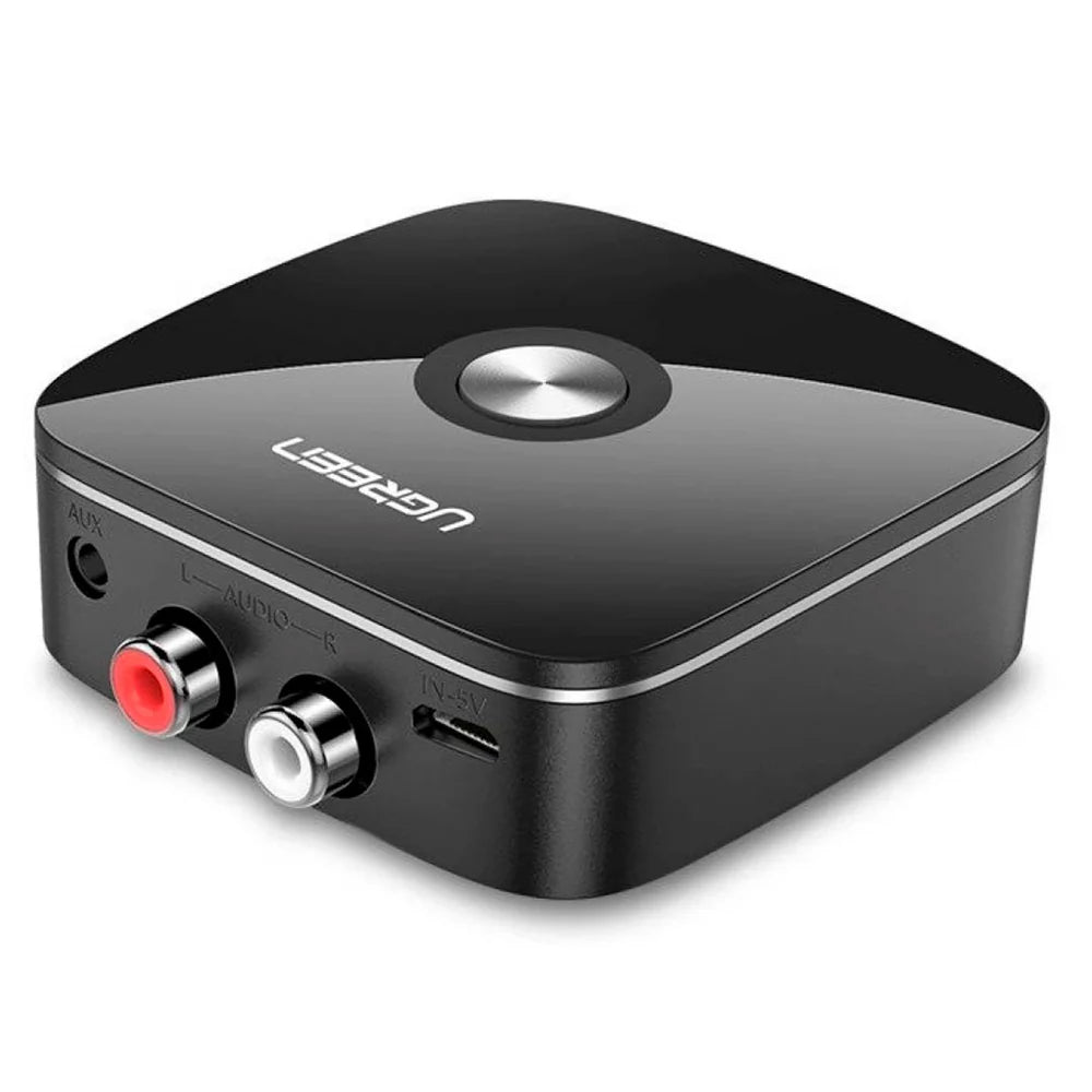 Receptor de Audio Ugreen Bluetooth Inalambrico 5.1 con 3.5mm y 2 puertos RCA 40759