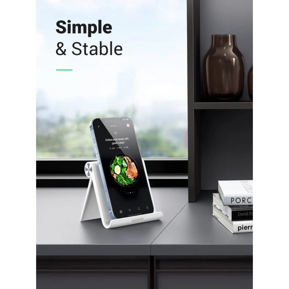 Soporte Ugreen Ajustable Portatil Multi Angulo de 0 a 100 grados Plegable Antideslizante soporta Dispositivos hasta 7.9" 30285