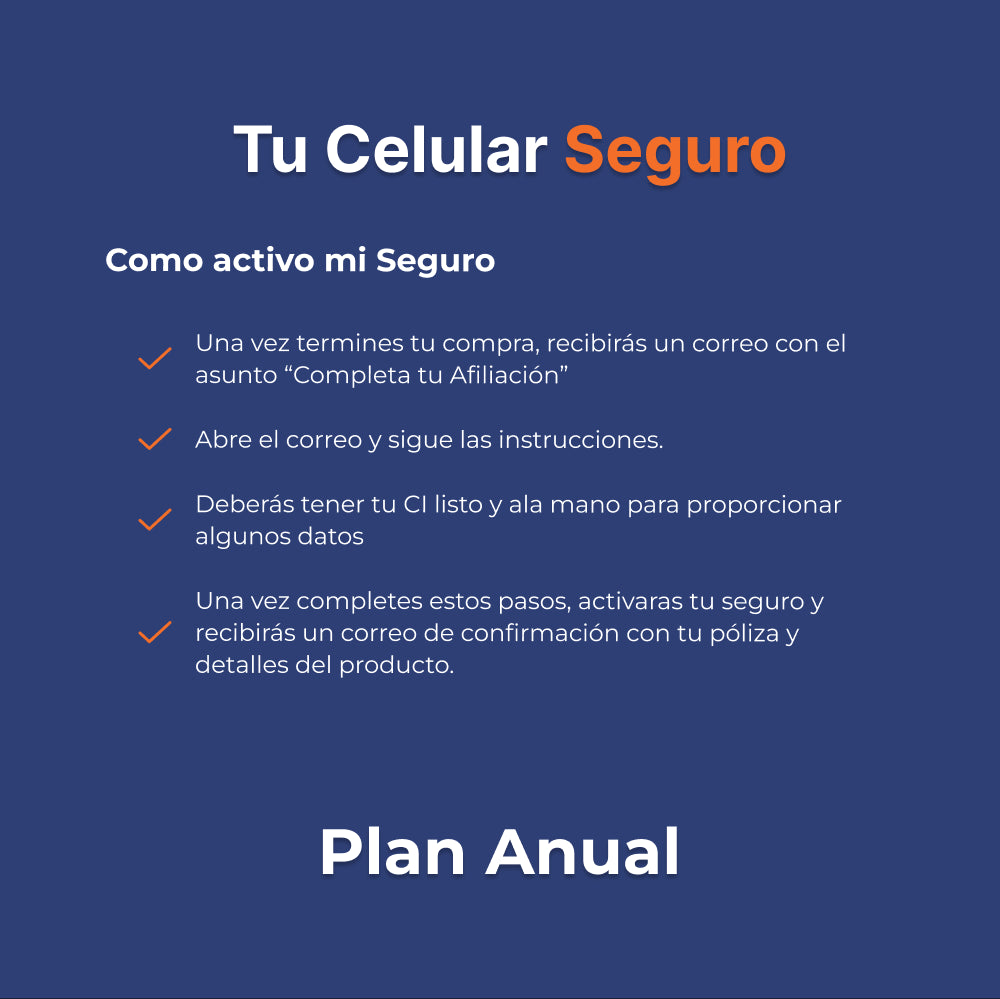 Tu Celular Seguro con el Plan Anual